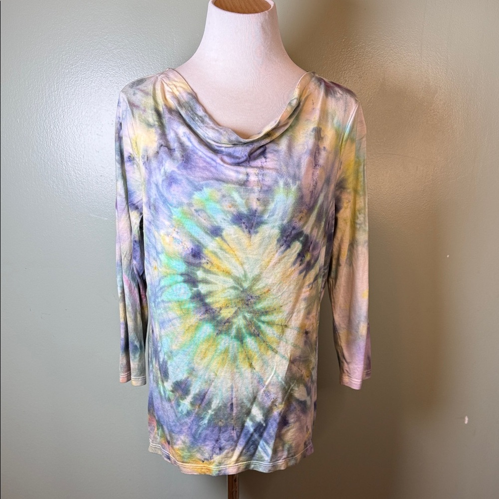 Multicolor Tie-Dye Women's Top